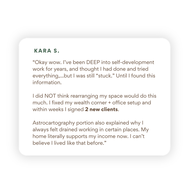 Customer testimonial