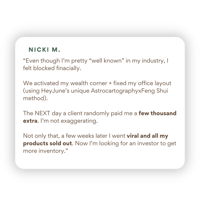 Customer testimonial