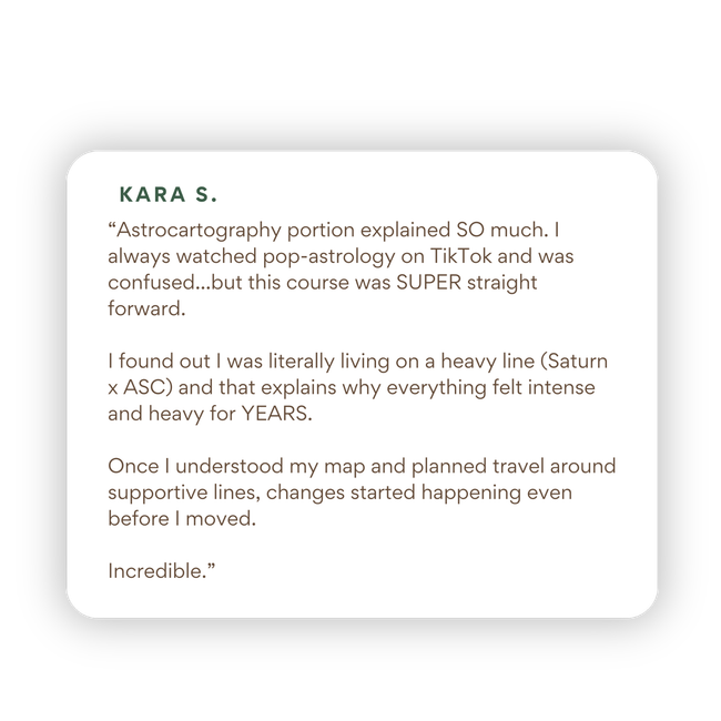 Customer testimonial